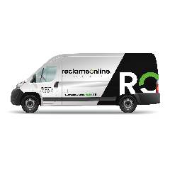 Belettering Bestelwagen Halve Wrap