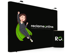 Rechte magnetic pop-up wand