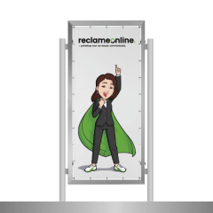 Vrijstaande Triaflex 1m x 2.5m