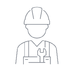 Montage + transport in regie per minuut