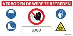 Herasdoek - Verboden op de werf te komen 