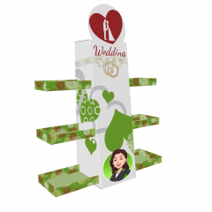 Parametric tilted counter Display