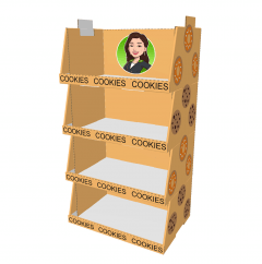 Modular display with trays