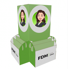 Brocure Holder With Central Column