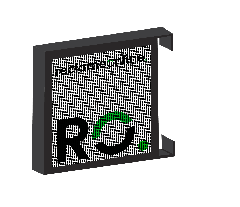 Haakse LED display