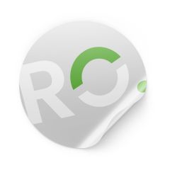 Autocollant transparent