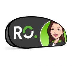 Oval beach popup banner