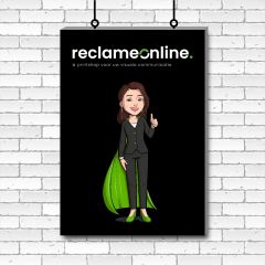 Hangend textielframe