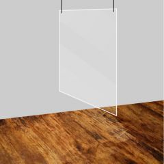 Hangende scheidingswand plexi