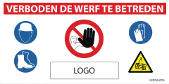 Herasdoek - Verboden op de werf te komen 