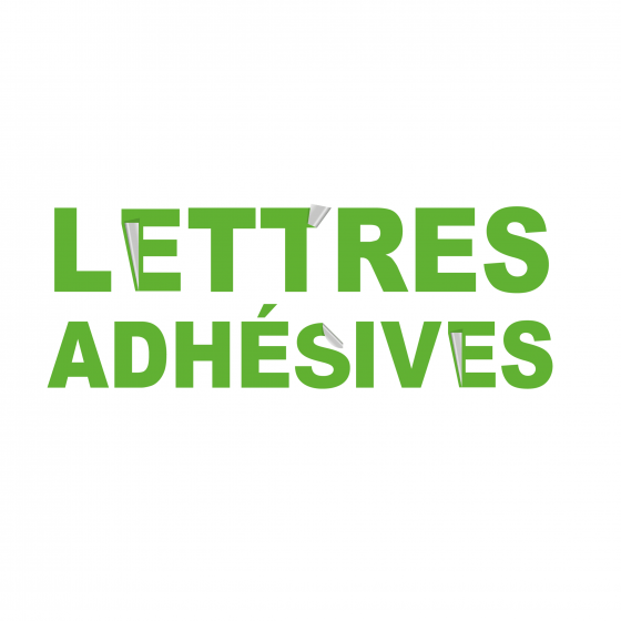 Lettres adhésives