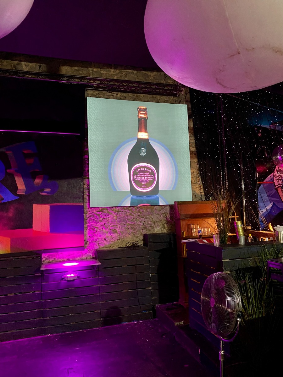  LED frame Laurent Perrier